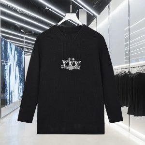 Luxury Designer Louis Vuitton Knit Fabric Long-Sleeved Shirts For Autumn