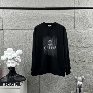 Reps Luxury Celine Long-Sleeved Black Autumn Winter Early