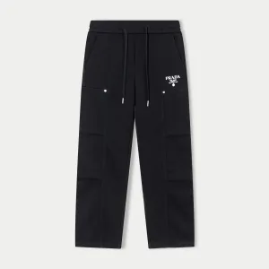 Designer Prada Leather Casual Pants For Fall
