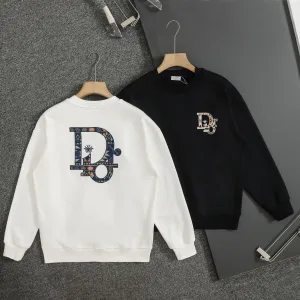 Super Clone Dior Sweatshirt Ash 3D Embossing