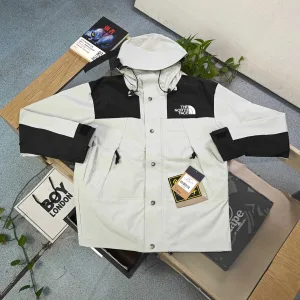 Super Clone The North Face Jacket Red Street Style Outdoor Functionality Autumn Winter Clean Cut Patch