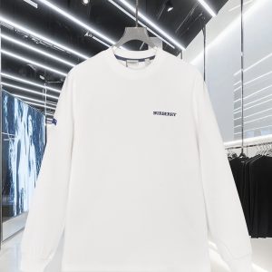 Designer Aaa Burberry Cotton Long-Sleeved T-Shirt For Autumn