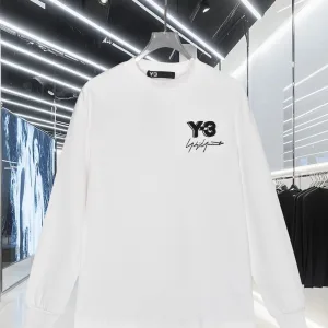 High Quality Yohji Yamamoto Cotton Long-Sleeved T-Shirt For Autumn
