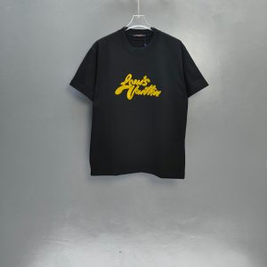 Aaa Louis Vuitton Heavyweight Fabric Short-Sleeved T-Shirt
