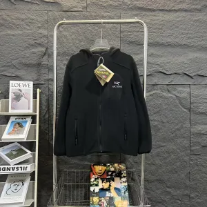 Luxury Reps Archaeopteryx Coat Red Fleece Fabric Waterproof Design Daily Commute Autumn Winter And
