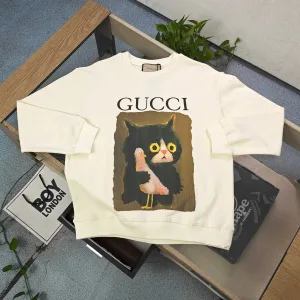 Super Clone Gucci Sweatshirt Red Street Style A Touch Of Understated Luxury Autumn Winter And