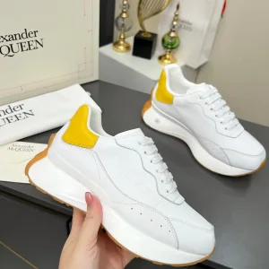 AAA Alexander Mcqueen Casual Shoes Ash Top-Grain Cowhide Sheepskin Lace
