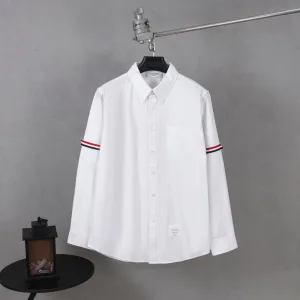 Reps AAA Thom Browne Shirt Brown Oxford Cloth