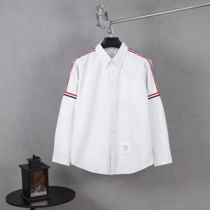 High Quality Thom Browne Cotton Long-Sleeved Shirt
