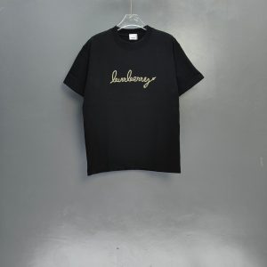 Luxury Burberry Heavyweight Fabric Short-Sleeved T-Shirt