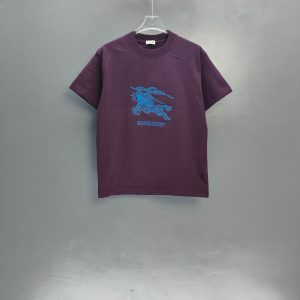 High Quality Aaa Burberry Heavyweight Fabric Short-Sleeved T-Shirt