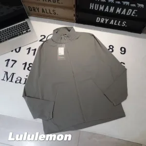Luxury Lululemon Jacket Red Zippered Pocket