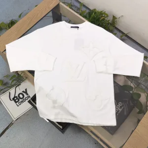 Reps Louis Vuitton Long-Sleeved Shirts Red Cotton Pure Easy To Match Simple Design Autumn Winter