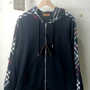 Designer Luxury Burberry Cotton Hoodie For Fall