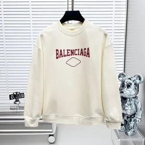 Luxury Balenciaga Long-Sleeved Sweatshirt Autumn Winter