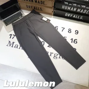 High Quality Lululemon Sweatpants Red Mesh