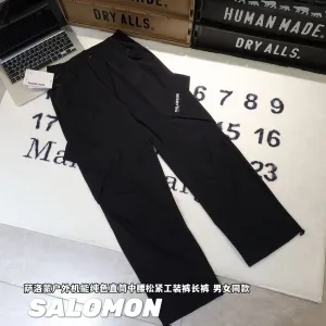 Super Clone Luxury Salomon Trousers Red Nylon Spandex