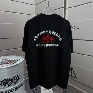 Aaa Chrome Hearts Cotton Short-Sleeved T-Shirt For Spring