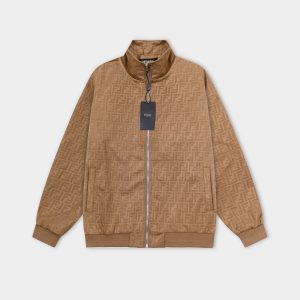 1:1 High Quality Fendi Faux Suede Jacket For Fall