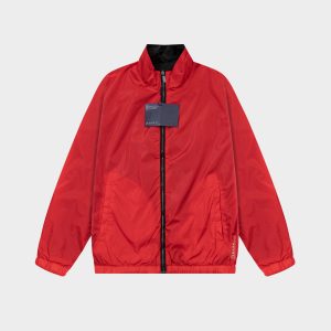 High Quality Prada Leather Trench Coat For Fall