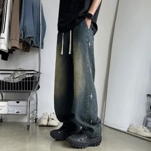 Designer High Quality Chrome Hearts Pants Red Relaxed Fit Retro Blue