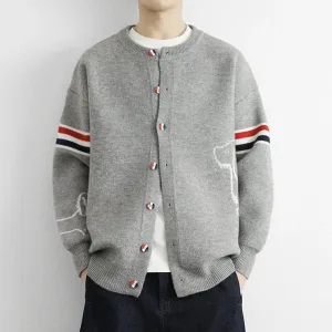 AAA Reps Thom Browne Outerwear Red Cotton Acrylic Suitable For All Body Types