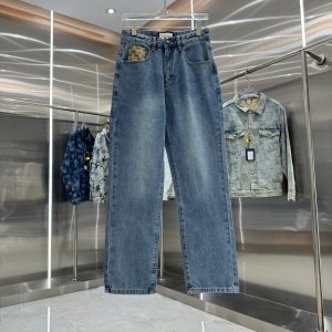 Aaa Designer Gucci Jacquard Jeans