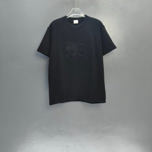 High Quality Burberry Heavyweight Fabric Short-Sleeved T-Shirt