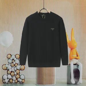 Luxury Prada Sweater Ash Wool