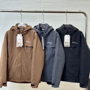 Reps AAA Jack Wolfskin Windbreaker Brown Down Spring Autumn Winter And