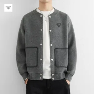 Reps Super Clone Prada Sweater Red Knitted Fabric