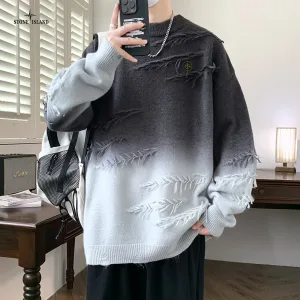 High Quality Reps Stone Island Sweater Red Knitted Fabric