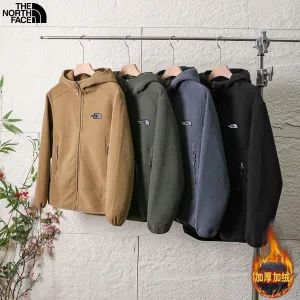 Reps The North Face Coat Red Fleece Relaxed Fit Exquisite Workmanship Winter