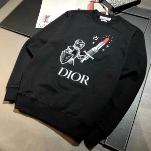 Luxury High Quality Dior Fleece Hoodies For Autumn