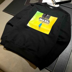 High Quality Luxury Fendi Fleece Hoodies For Autumn
