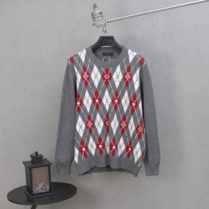 Designer Luxury Louis Vuitton Jacquard Sweaters