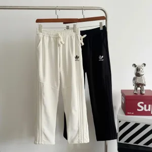 High Quality Super Clone Adidas Casual Trousers Red Cotton Pure Autumn