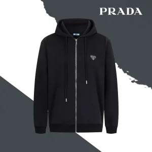 AAA Super Clone Prada Jacket Black Polyester