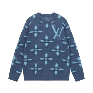 High Quality Aaa Louis Vuitton Jacquard Long-Sleeved Sweater