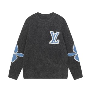 Designer 1:1 Louis Vuitton Jacquard Long-Sleeved Shirt