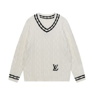 Designer High Quality Louis Vuitton Jacquard Sweater