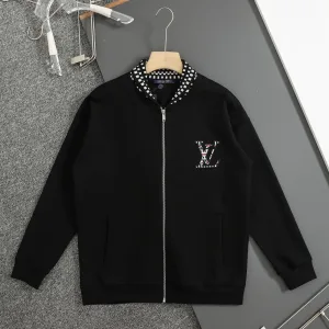 Reps Louis Vuitton Coat Red Sophistication