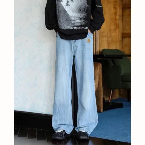 Designer Carhartt Pants Blue Twill Spring Autumn