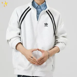 High Quality Adidas Outerwear Red Cotton Pure