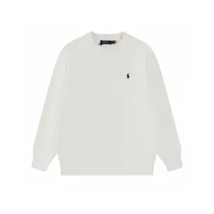 Super Clone AAA Ralph Lauren Sweater Red Cotton Pure Xinjiang Easy To Match Embroidery