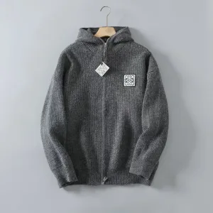 Super Clone AAA Loewe Outerwear Red Cotton Autumn Embroidery