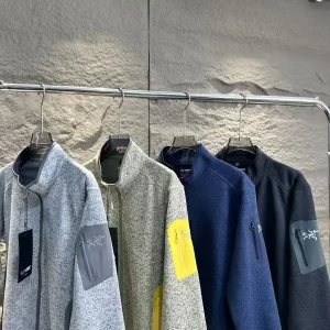 AAA Designer Archaeopteryx Outerwear Red Wool Cashmere Adhesive Fleece Lace Fabric Quick-Drying Outdoor Functionality Autumn Winter And Embroidery Patch