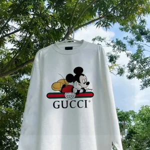 Reps Designer Gucci Hoodie Black Cotton Fleece Autumn