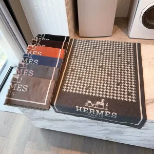 High Quality Hermes Ruler Red Silk Cashmere