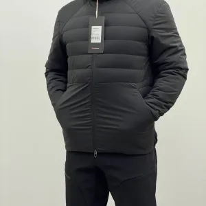 High Quality Reps Lululemon Coat Red Neutral Feather Goose Down Duck Autumn Winter And Matte Fabric Side Pockets
